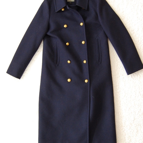 J crew wool cashmere double breasted topcoat 10 - Picture 2 of 8